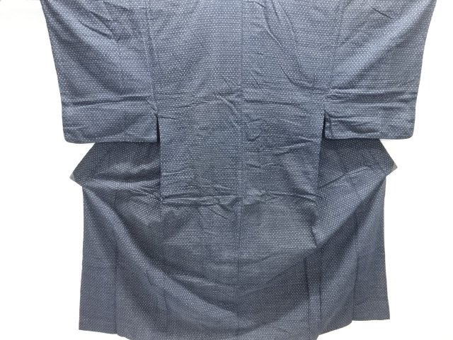 JAPANESE KIMONO / ANTIQUE HITOE MENS KIMONO / KURUME SHOSEI KASURI